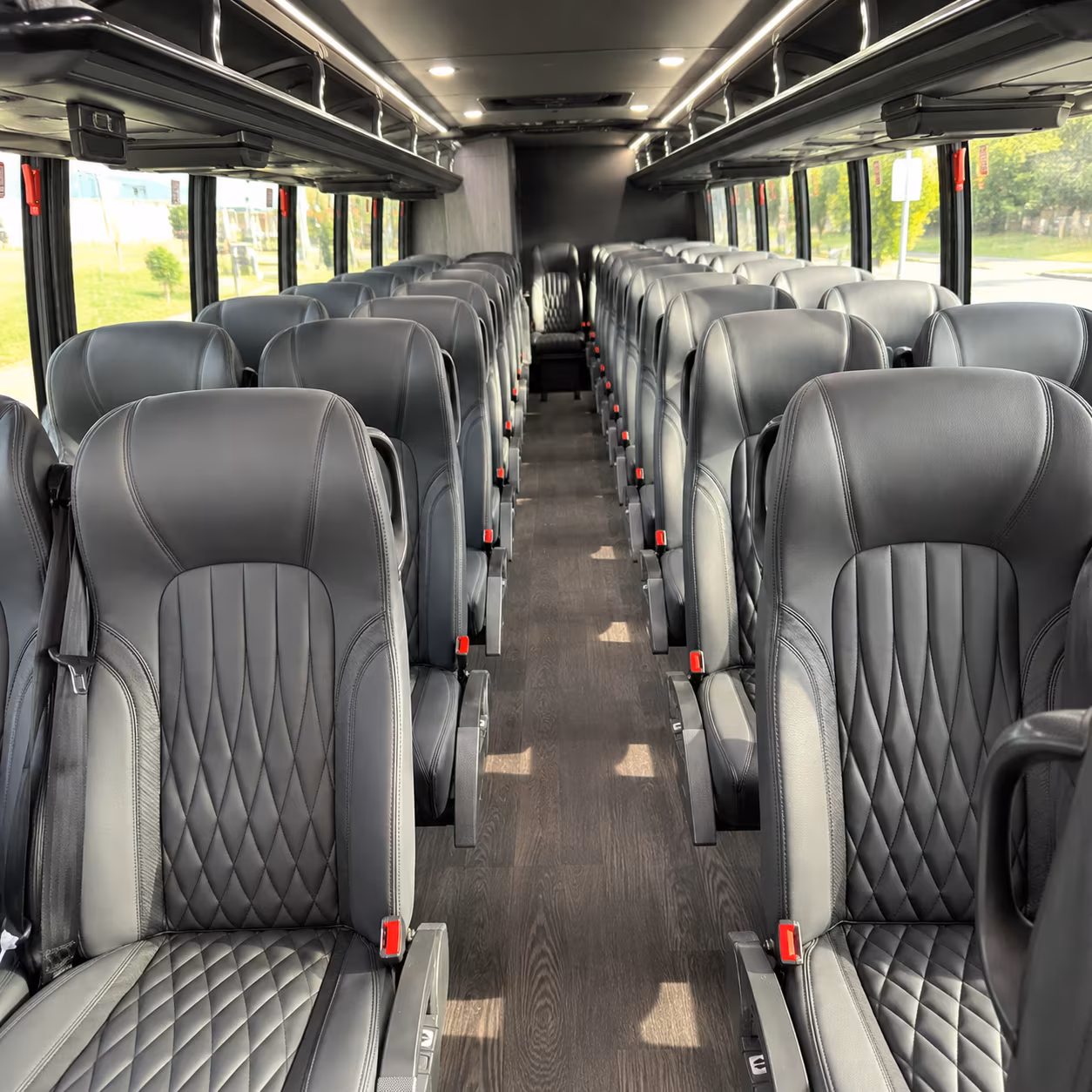 portland 30 passenger minibus inside
