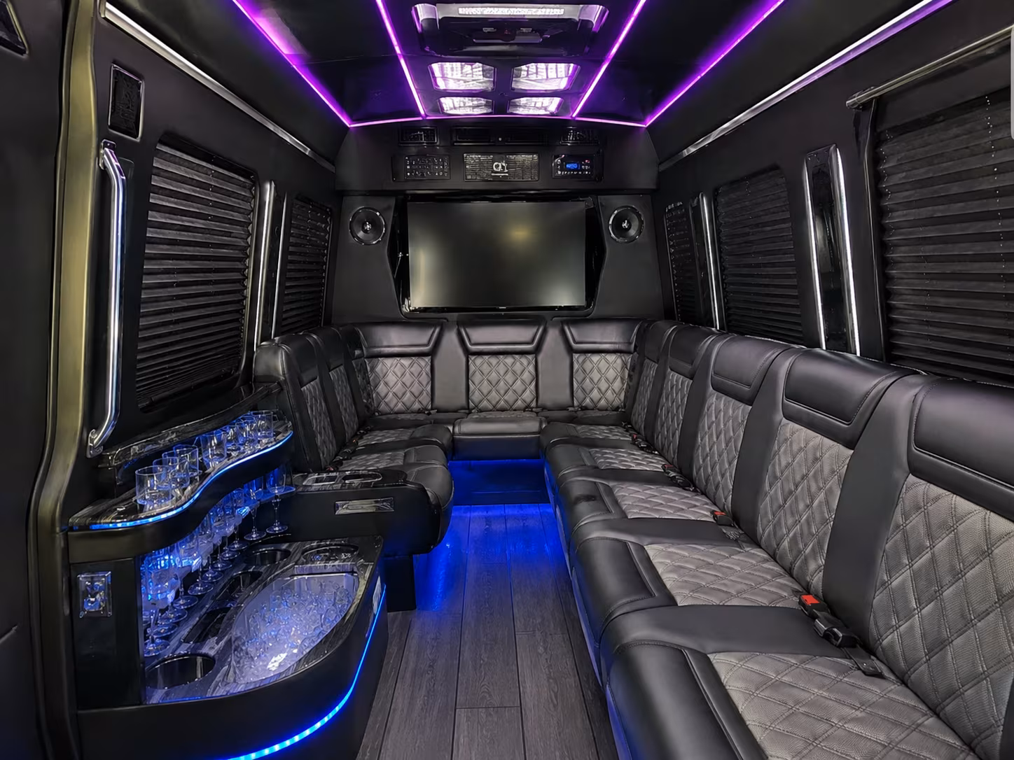 portland corporate transportation onboard seating