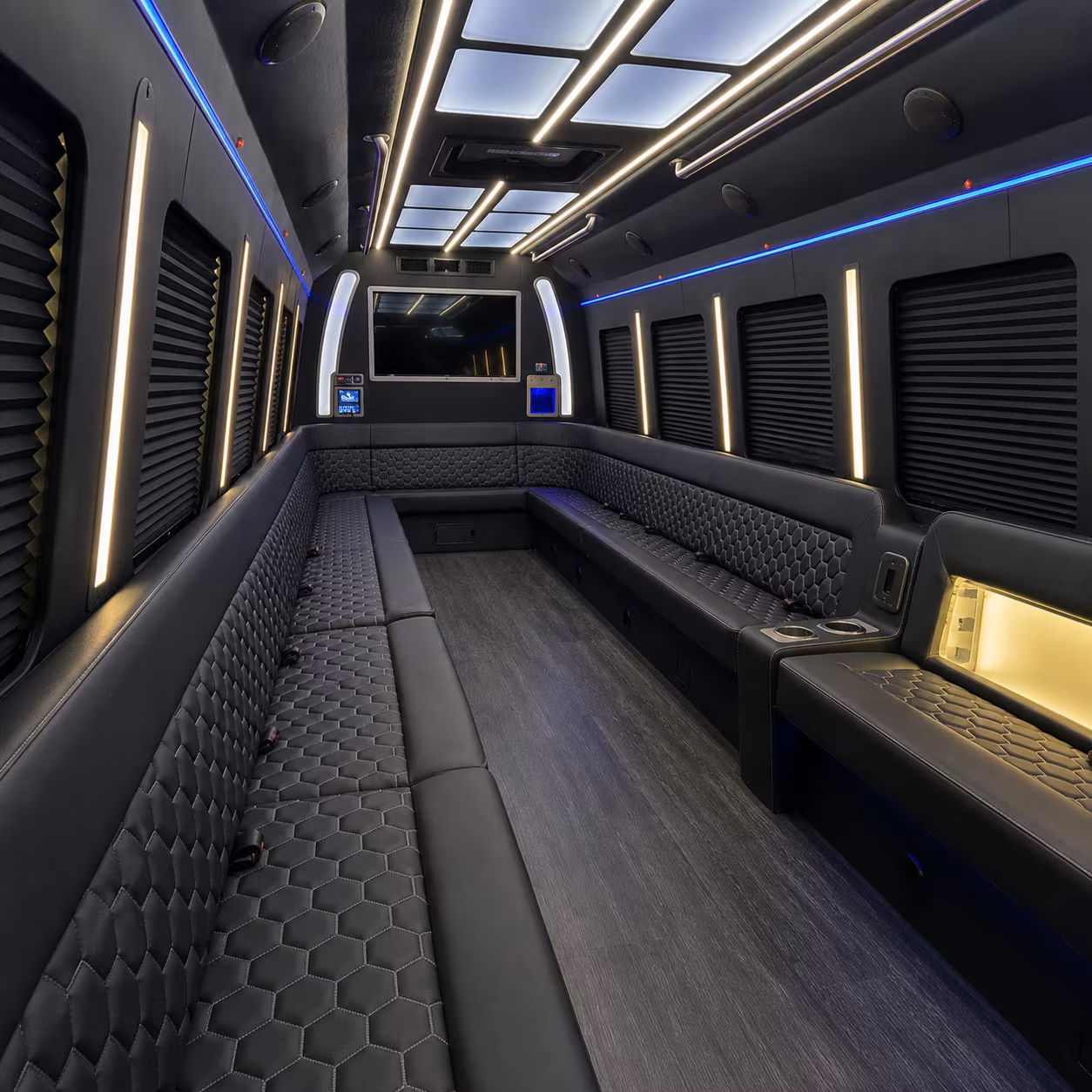 portland party bus inside