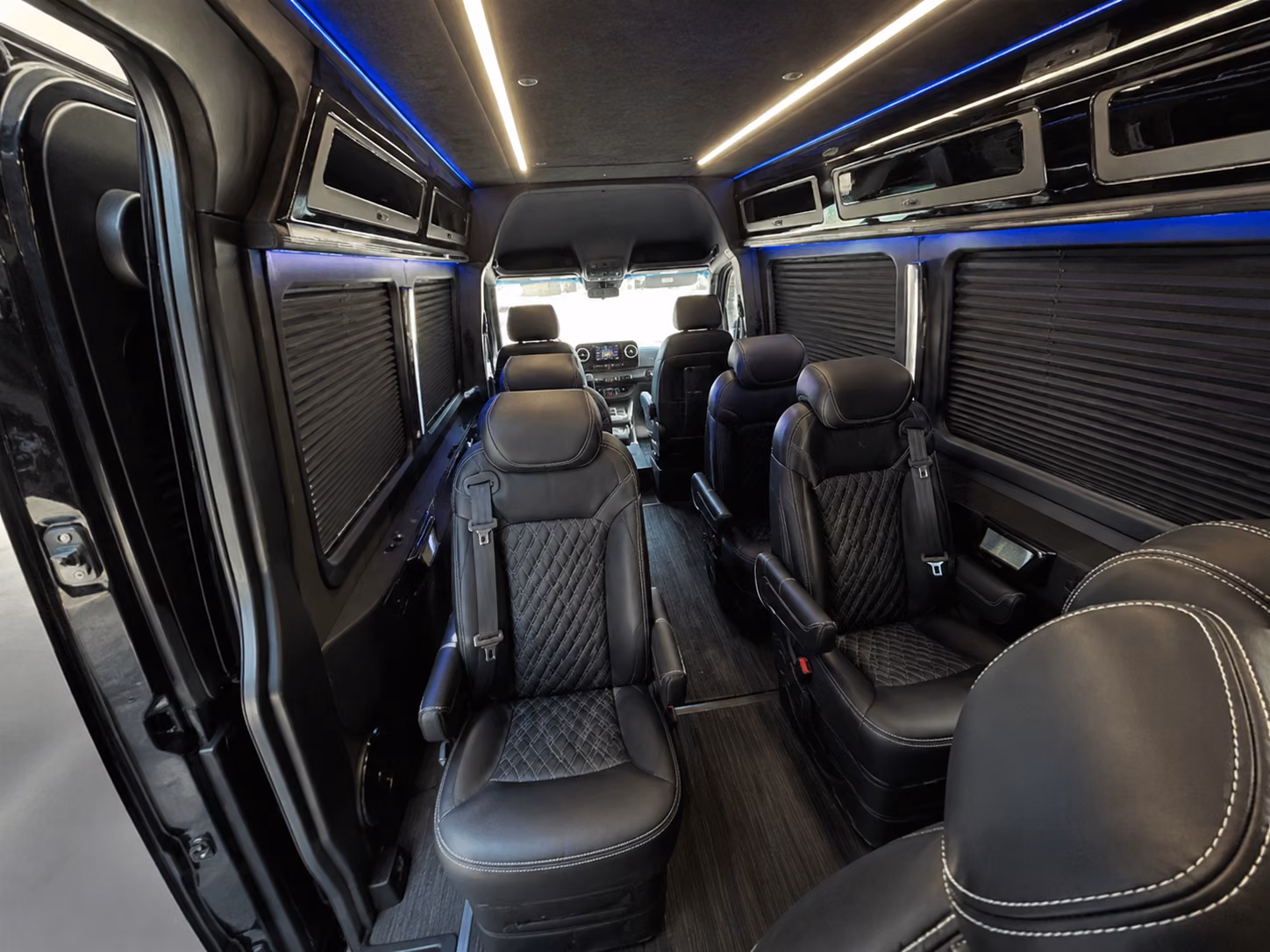 portland sprinter van with driver interior